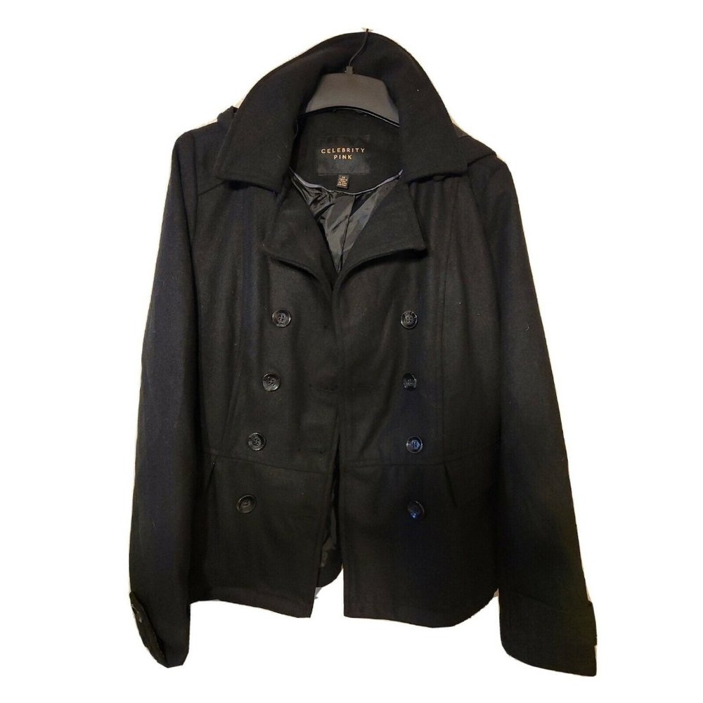 Celebrity Pink Jacket Coat Womens Black Size M